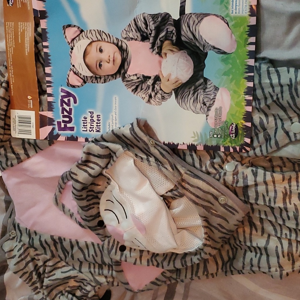 WEEKEND SALE Toddler kitten Halloween costume unisex 12-24 months